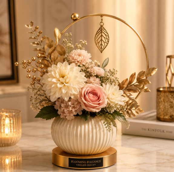 Floral décor piece at Best Gift Shop in Mysuru